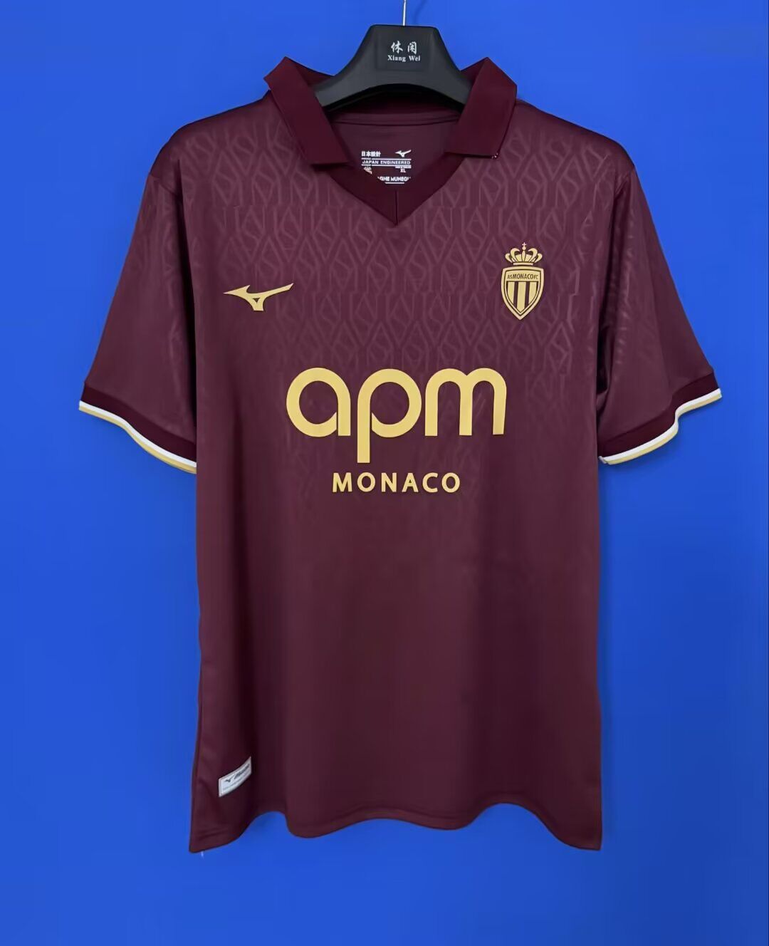 AAA Quality Monaco 26/27 Away Dark Red Soccer Jersey